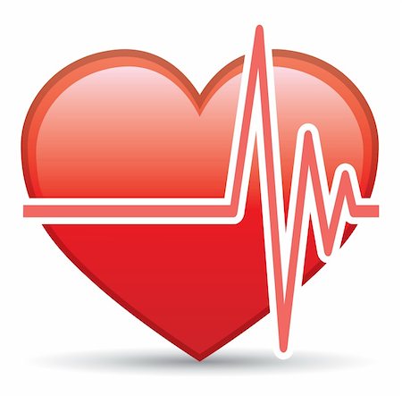 Heart Rate Vector Design Element Stock Photo - Budget Royalty-Free & Subscription, Code: 400-04111544