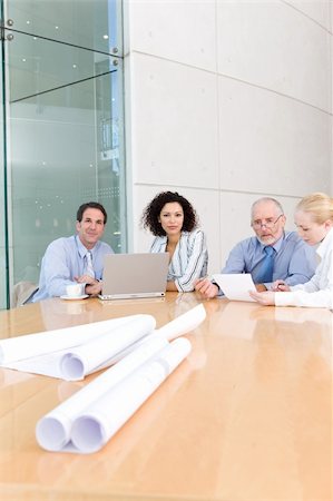 simsearch:400-04113367,k - architect business group meeting Stock Photo - Budget Royalty-Free & Subscription, Code: 400-04113354