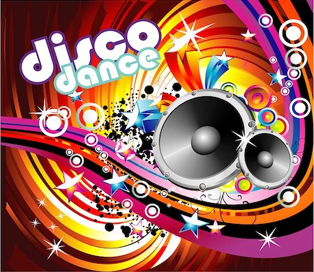 fire dance - Music Event Disco Dance Background - Music Series Stock Photo - Budget Royalty-Free & Subscription, Code: 400-04113761