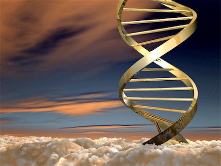 Dna in the sky! Stock Photo - Budget Royalty-Free & Subscription, Code: 400-04125698