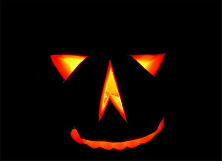 simsearch:400-05325412,k - nice halloween pumpkin on the black background Stock Photo - Budget Royalty-Free & Subscription, Code: 400-04126708