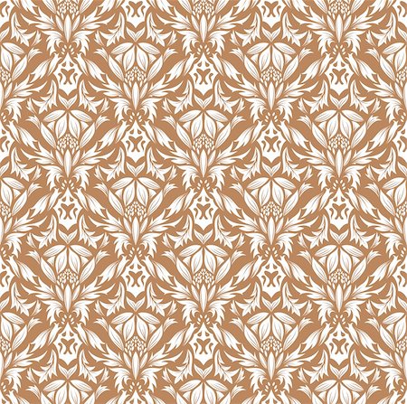 simsearch:400-04685787,k - Damask seamless vector background.  For easy making seamless pattern just drag all group into swatches bar, and use it for filling any contours. Stock Photo - Budget Royalty-Free & Subscription, Code: 400-04128525