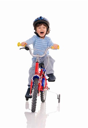 simsearch:400-04638236,k - Vélo de Little boy Photographie de stock - Aubaine LD & Abonnement, Code: 400-04129490