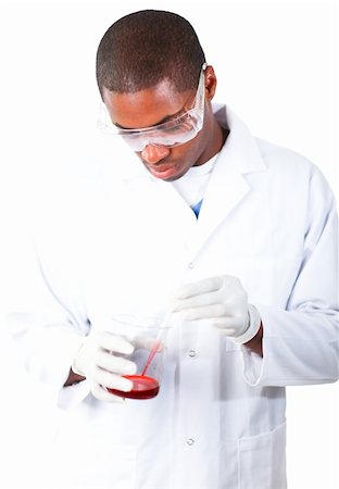 simsearch:400-09011632,k - Young Man conducting science research Stock Photo - Budget Royalty-Free & Subscription, Code: 400-04129989