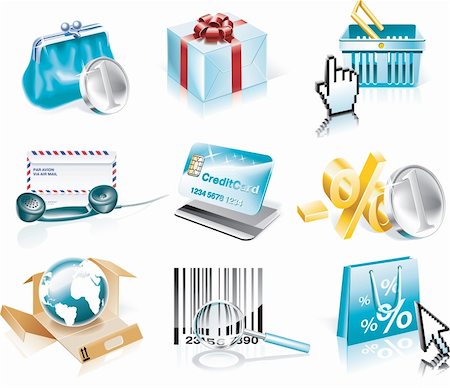 simsearch:400-04097382,k - Set of shopping and business related icons Stock Photo - Budget Royalty-Free & Subscription, Code: 400-04120230