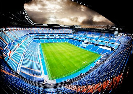 soccer arena - panoramic view of a football stadium with dramatic feel Stock Photo - Budget Royalty-Free & Subscription, Code: 400-04121800