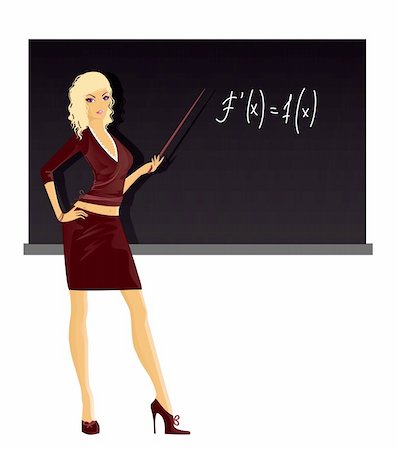simsearch:400-04860880,k - Teacher, vector Stock Photo - Budget Royalty-Free & Subscription, Code: 400-04135682