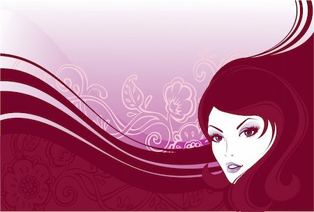 simsearch:400-04135676,k - Elegance girl, vector Stock Photo - Budget Royalty-Free & Subscription, Code: 400-04135693