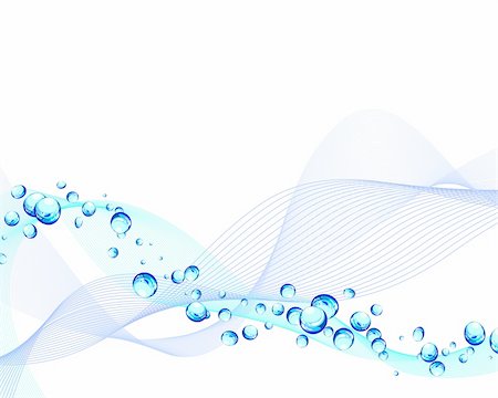 simsearch:400-05359029,k - Fond vecteur abstraite de l'eau avec des bulles d'air Photographie de stock - Aubaine LD & Abonnement, Code: 400-04136212