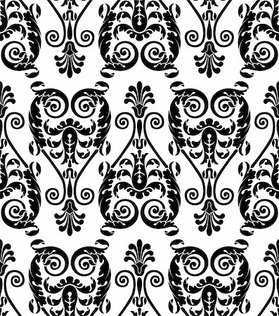 simsearch:400-05686210,k - Flower seamless pattern, element for design, vector illustration Stock Photo - Budget Royalty-Free & Subscription, Code: 400-04136252
