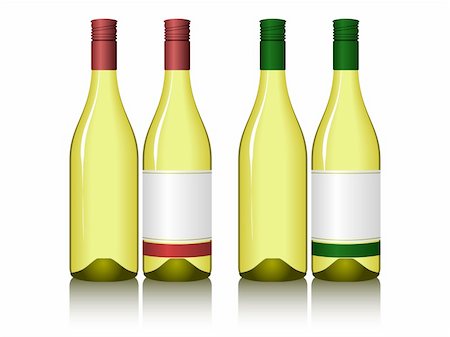 simsearch:400-04226436,k - Illustration of wine bottles. Available in jpeg and eps8 formats. Stock Photo - Budget Royalty-Free & Subscription, Code: 400-04137003