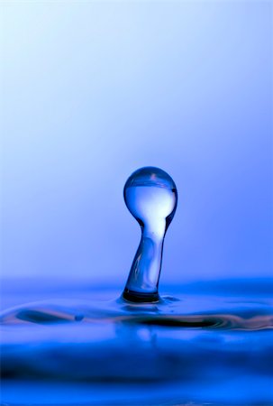 simsearch:614-06813723,k - Water blob emerges after a splash from a single water drop Stock Photo - Budget Royalty-Free & Subscription, Code: 400-04130290