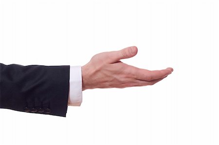 simsearch:400-04609965,k - closeup of a businessman arm who extends his hand Stock Photo - Budget Royalty-Free & Subscription, Code: 400-04132182