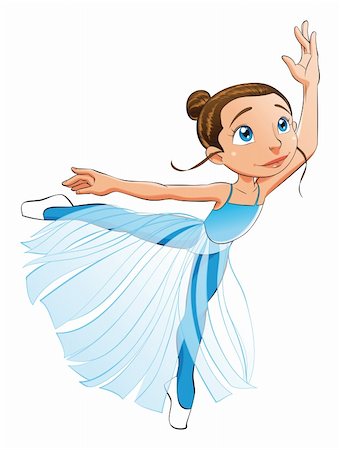 simsearch:400-06481645,k - Dancer, cartoon vector character Stock Photo - Budget Royalty-Free & Subscription, Code: 400-04132457