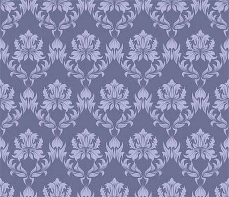 simsearch:400-04090489,k - Damask seamless vector background.  For easy making seamless pattern just drag all group into swatches bar, and use it for filling any contours. Stock Photo - Budget Royalty-Free & Subscription, Code: 400-04144286