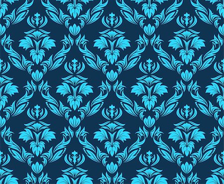 simsearch:400-04685787,k - Damask seamless vector background.  For easy making seamless pattern just drag all group into swatches bar, and use it for filling any contours. Stock Photo - Budget Royalty-Free & Subscription, Code: 400-04144299