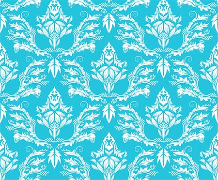 simsearch:400-04090489,k - Damask seamless vector background.  For easy making seamless pattern just drag all group into swatches bar, and use it for filling any contours. Stock Photo - Budget Royalty-Free & Subscription, Code: 400-04144291