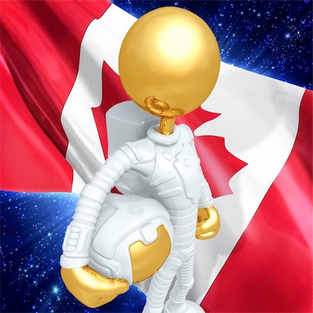 simsearch:400-04596213,k - LuMaxArt Gold Guys Astronaut Concept Photographie de stock - Aubaine LD & Abonnement, Code: 400-04144308