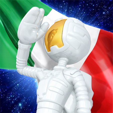 simsearch:400-04108857,k - LuMaxArt Gold Guys Astronaut Concept Stock Photo - Budget Royalty-Free & Subscription, Code: 400-04144319