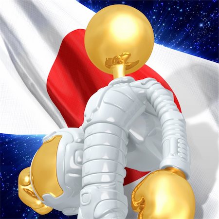 simsearch:400-04108857,k - LuMaxArt Gold Guys Astronaut Concept Stock Photo - Budget Royalty-Free & Subscription, Code: 400-04144311