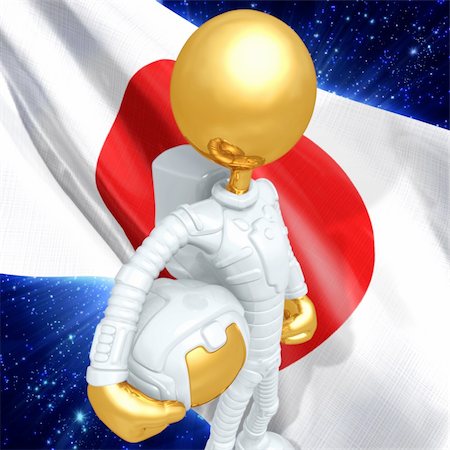 simsearch:400-04596213,k - LuMaxArt Gold Guys Astronaut Concept Photographie de stock - Aubaine LD & Abonnement, Code: 400-04144312