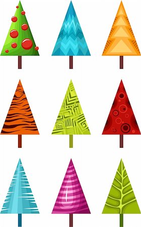 design cristmas tree Stock Photo - Budget Royalty-Free & Subscription, Code: 400-04144583