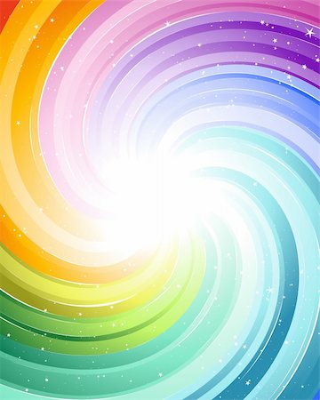 sun rainbow design - Festive rays with many stars. Vector illustration. Stock Photo - Budget Royalty-Free & Subscription, Code: 400-04144594