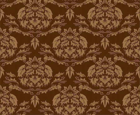 simsearch:400-04090489,k - Damask seamless vector background.  For easy making seamless pattern just drag all group into swatches bar, and use it for filling any contours. Stock Photo - Budget Royalty-Free & Subscription, Code: 400-04144605