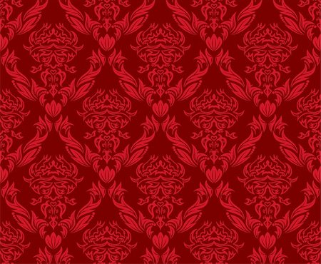 simsearch:400-04090489,k - Damask seamless vector background.  For easy making seamless pattern just drag all group into swatches bar, and use it for filling any contours. Stock Photo - Budget Royalty-Free & Subscription, Code: 400-04144607
