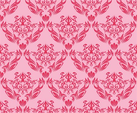 simsearch:400-04685787,k - Damask seamless vector background.  For easy making seamless pattern just drag all group into swatches bar, and use it for filling any contours. Stock Photo - Budget Royalty-Free & Subscription, Code: 400-04144608