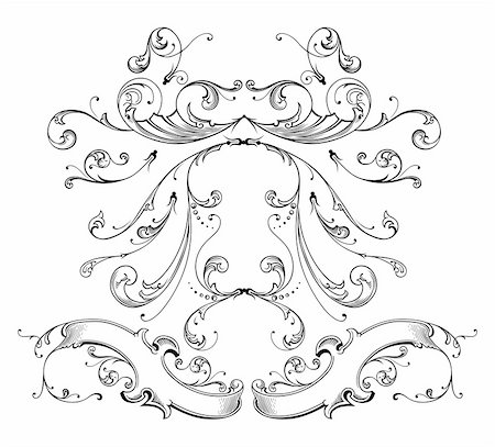 filigree tree - Design elements vector Stock Photo - Budget Royalty-Free & Subscription, Code: 400-04145828