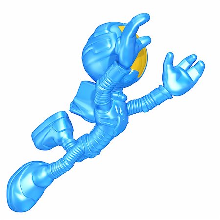 simsearch:400-04140147,k - Astronaut Concept And Presentation Figure In 3D Stock Photo - Budget Royalty-Free & Subscription, Code: 400-04140174