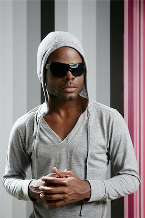 simsearch:400-04131198,k - African american young black man rap dj Stock Photo - Budget Royalty-Free & Subscription, Code: 400-04140588