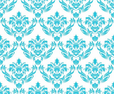 simsearch:400-04090489,k - Damask seamless vector background.  For easy making seamless pattern just drag all group into swatches bar, and use it for filling any contours. Stock Photo - Budget Royalty-Free & Subscription, Code: 400-04140868