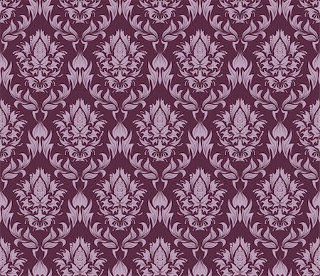 simsearch:400-04090489,k - Damask seamless vector background.  For easy making seamless pattern just drag all group into swatches bar, and use it for filling any contours. Stock Photo - Budget Royalty-Free & Subscription, Code: 400-04140860