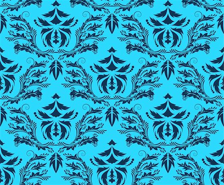 simsearch:400-04685787,k - Damask seamless vector background.  For easy making seamless pattern just drag all group into swatches bar, and use it for filling any contours. Stock Photo - Budget Royalty-Free & Subscription, Code: 400-04140862