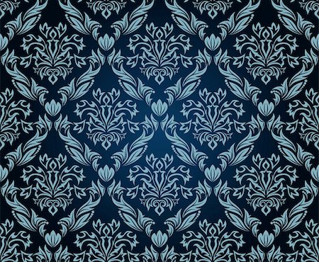 simsearch:400-04090489,k - Damask seamless vector background.  For easy making seamless pattern just drag all group into swatches bar, and use it for filling any contours. Stock Photo - Budget Royalty-Free & Subscription, Code: 400-04140870