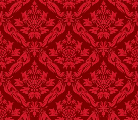 simsearch:400-04090489,k - Damask seamless vector background.  For easy making seamless pattern just drag all group into swatches bar, and use it for filling any contours. Stock Photo - Budget Royalty-Free & Subscription, Code: 400-04140872