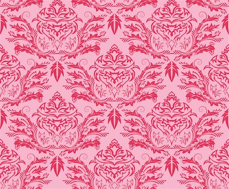 simsearch:400-04090489,k - Damask seamless vector background.  For easy making seamless pattern just drag all group into swatches bar, and use it for filling any contours. Stock Photo - Budget Royalty-Free & Subscription, Code: 400-04141015