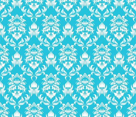 simsearch:400-04685787,k - Damask seamless vector background.  For easy making seamless pattern just drag all group into swatches bar, and use it for filling any contours. Stock Photo - Budget Royalty-Free & Subscription, Code: 400-04141087