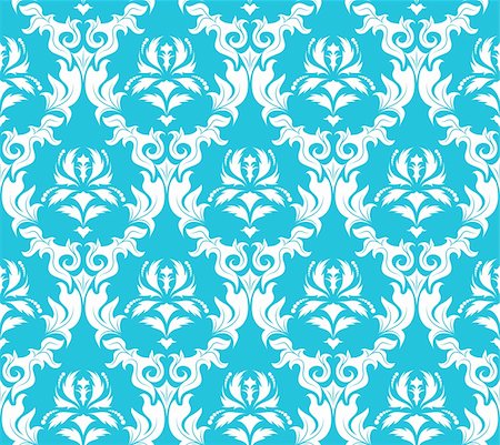 simsearch:400-04685787,k - Damask seamless vector background.  For easy making seamless pattern just drag all group into swatches bar, and use it for filling any contours. Stock Photo - Budget Royalty-Free & Subscription, Code: 400-04142225