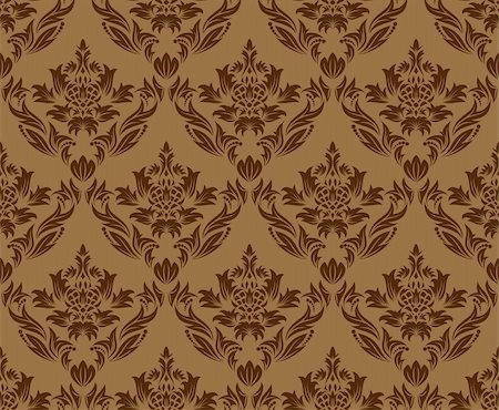 simsearch:400-04090489,k - Damask seamless vector background.  For easy making seamless pattern just drag all group into swatches bar, and use it for filling any contours. Stock Photo - Budget Royalty-Free & Subscription, Code: 400-04142229