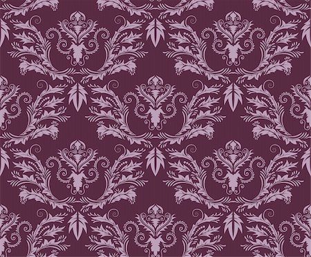 simsearch:400-04090489,k - Damask seamless vector background.  For easy making seamless pattern just drag all group into swatches bar, and use it for filling any contours. Stock Photo - Budget Royalty-Free & Subscription, Code: 400-04142221
