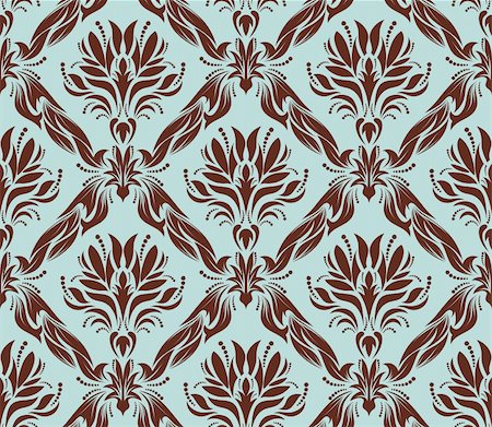 simsearch:400-04090489,k - Damask seamless vector background.  For easy making seamless pattern just drag all group into swatches bar, and use it for filling any contours. Stock Photo - Budget Royalty-Free & Subscription, Code: 400-04142230