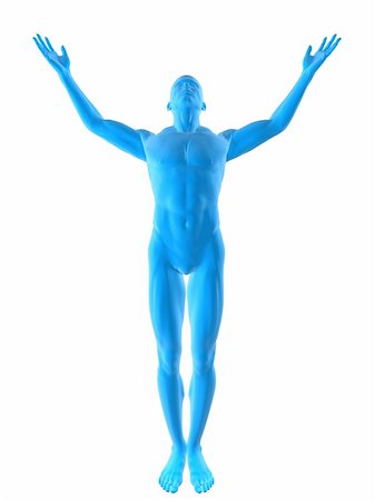 pot belly - 3d rendered anatomy illustration of male body shape Foto de stock - Super Valor sin royalties y Suscripción, Código: 400-04154391