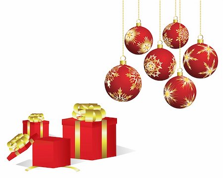 simsearch:400-05234356,k - Beautiful vector Christmas (New Year) background for design use Stock Photo - Budget Royalty-Free & Subscription, Code: 400-04156160