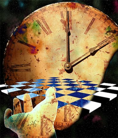 dali - Checkerboard Time Composition Stock Photo - Budget Royalty-Free & Subscription, Code: 400-04156343