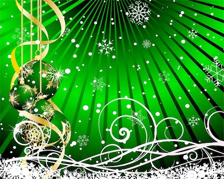 simsearch:400-05234356,k - Beautiful vector Christmas (New Year) background for design use Stock Photo - Budget Royalty-Free & Subscription, Code: 400-04159126