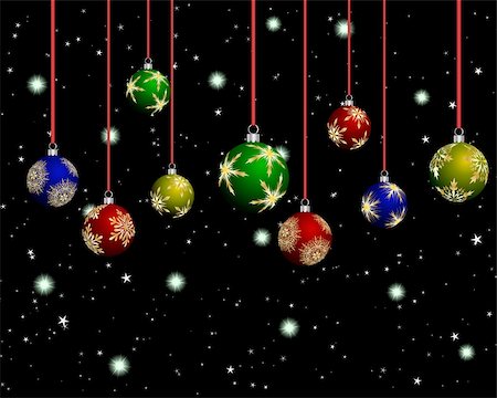 simsearch:400-05234356,k - Beautiful vector Christmas (New Year) background for design use Stock Photo - Budget Royalty-Free & Subscription, Code: 400-04159135