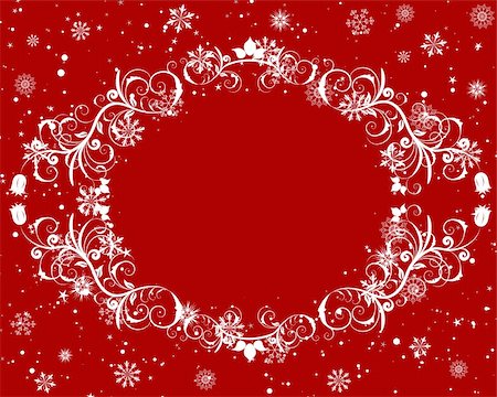 simsearch:400-05234356,k - Vector Christmas (New Year) frame for design use Stock Photo - Budget Royalty-Free & Subscription, Code: 400-04159145